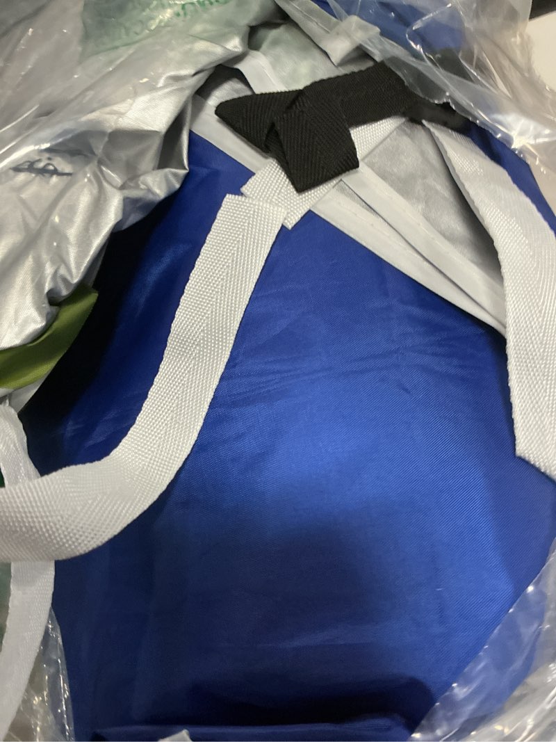Condition photo showing New/Like New for 10x10 canopy replacement top cover, top only, frame not included, navy blue | air vents for ez up pop up canopy gazebo tent, adjustable straps, waterproof & anti-uv, outdoor shade