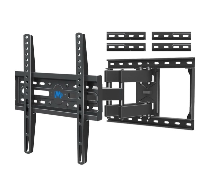 econome tv wall mount for most 32-65 inch flat screen/led/4k tvs, tv mount with swivel and tilt arti