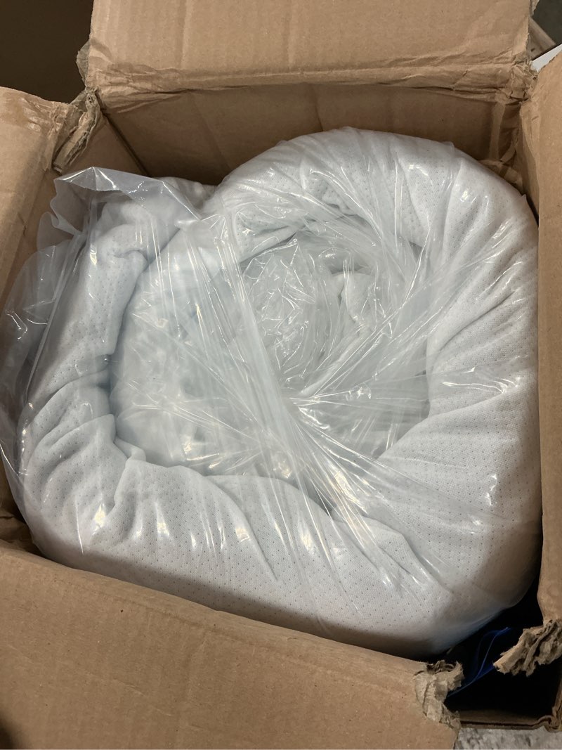 Condition photo showing Good Condition for zinus 6 inch ultima memory foam mattress [new version], full, fiberglass free, medium firm feel, breathable airflow memory foam, certified safe foams & fabric, mattress in a box full 6 inch smooth comfort (new small box)