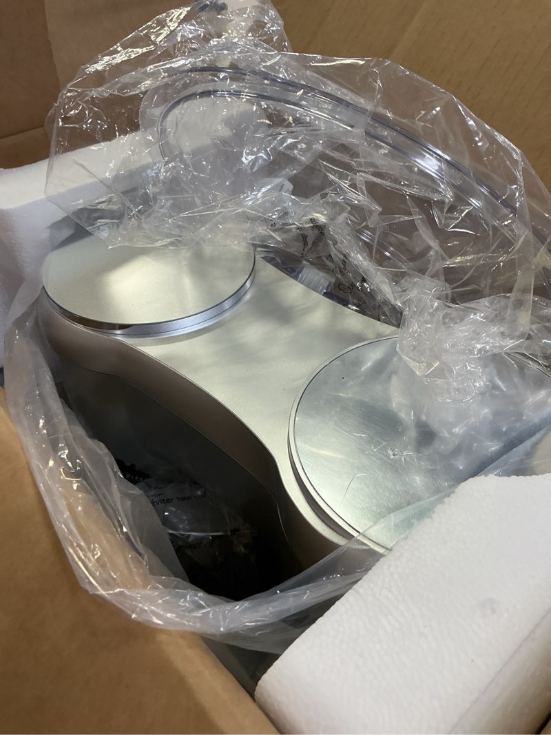 Condition photo showing As Is for CKEMU Stand Mixer, 9-Quart Stainless Steel Bowl, 660W Professional Power, Multiple Speed Options, Sturdy Design, Easy to Clean, Lifetime Support, SM-1550(Silver)