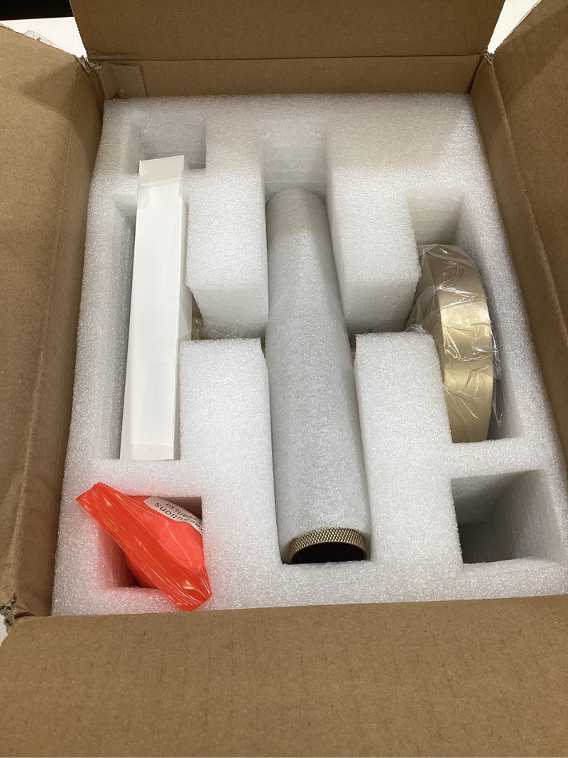 Condition photo showing As Is for skfwaitkw gold bathroom wall sconces 24", rotatable 360° brass sconces wall lighting, knurling wall sconces, bathroom mirror wall sconce, indoor wall sconce,knurled texture wall sconce light brass 24 inches