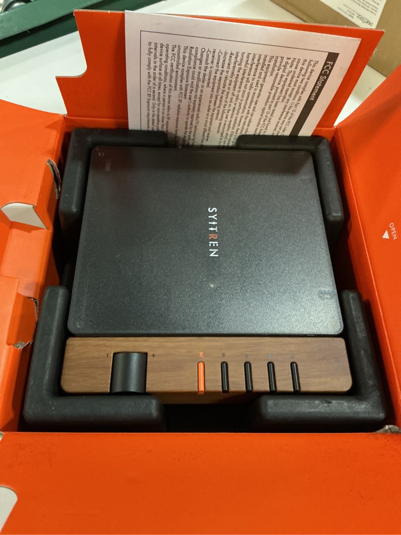 Condition photo showing Good Condition for syitren r300 cd player portable bluetooth desktop retro cd players for home,without speakers, rechargeble battery small compact vintage cd player,spdif out,brown brown/black