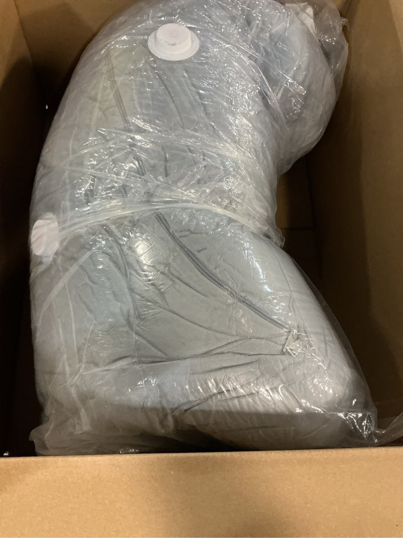 Condition photo showing Good Condition for Sasttie Reading Pillow for Bed - 23 Inch, Back Pillow for Bed Sitting Up, Back-Rest Support Cushion with Side Pockets and Arms, Dorm Essentials, Oeko-Tex Certified, Dark Grey 23-Inch Dark Grey