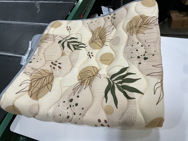 Condition photo showing Good Condition for Blissful Diary Baby Play Mats for Floor, 71x59 Inch Extra Thicker & Large Soft Cushioning Foam Playmats for Babies and Toddlers, Foldable Washable Baby Crawling Mat for Playpen, Earth Tones Design Earth Tones 71" X 59"