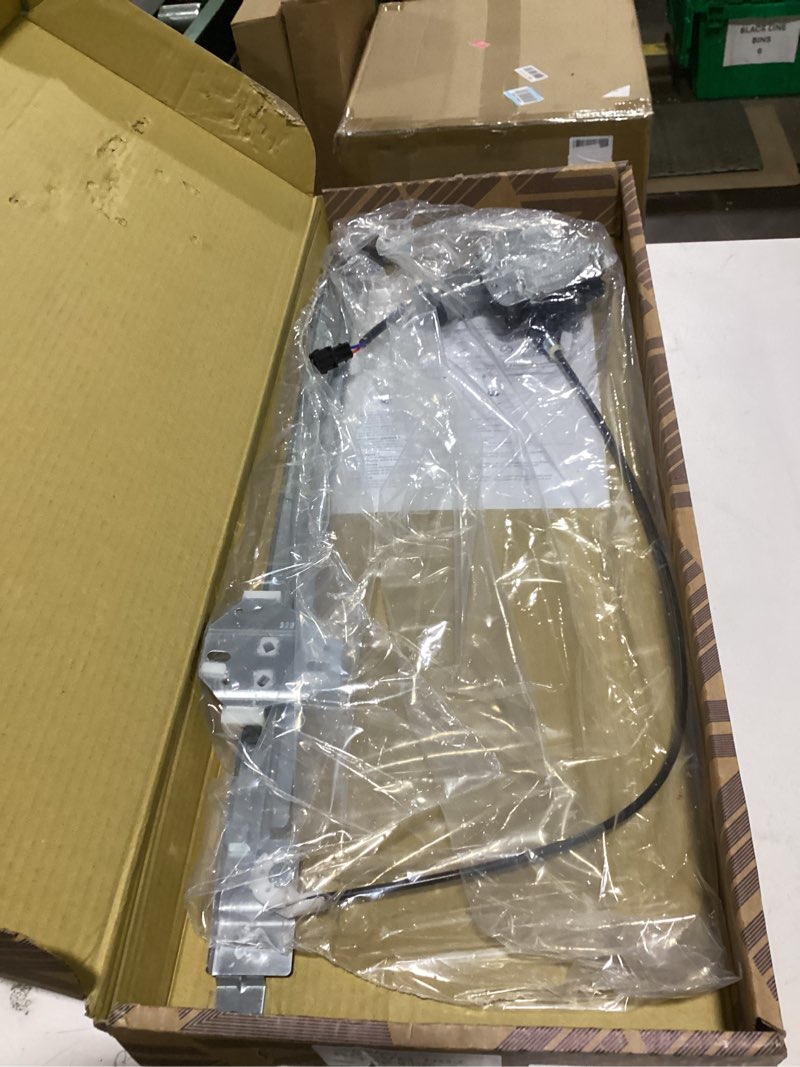 Condition photo showing As Is for aisin rpavg-001 power window regulator and motor assembly - compatible with select volkswagen eurovan; front right (passenger side)