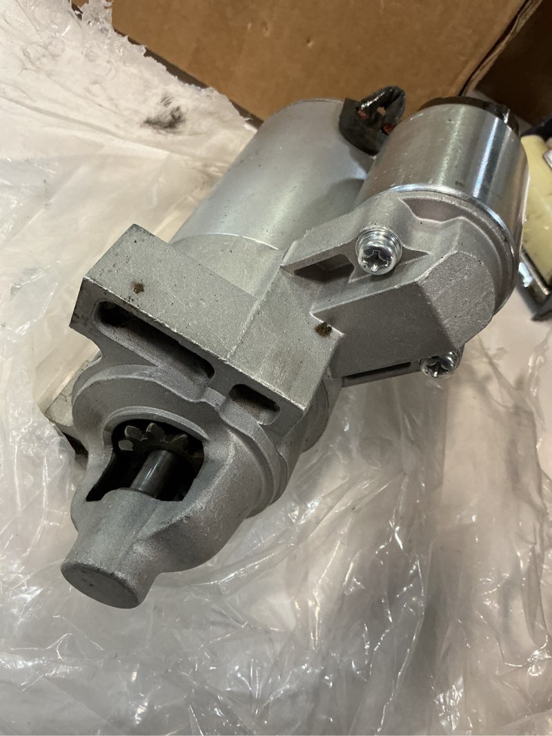 Condition photo showing As Is for new starter compatible with kohler engine 1994-2015, 15hp - 31 hp john deere cub toro scotts thomas cadet grasshopper, repalce# 2509809, 2509808, 2509824-s, 25-098-24-s hd motor