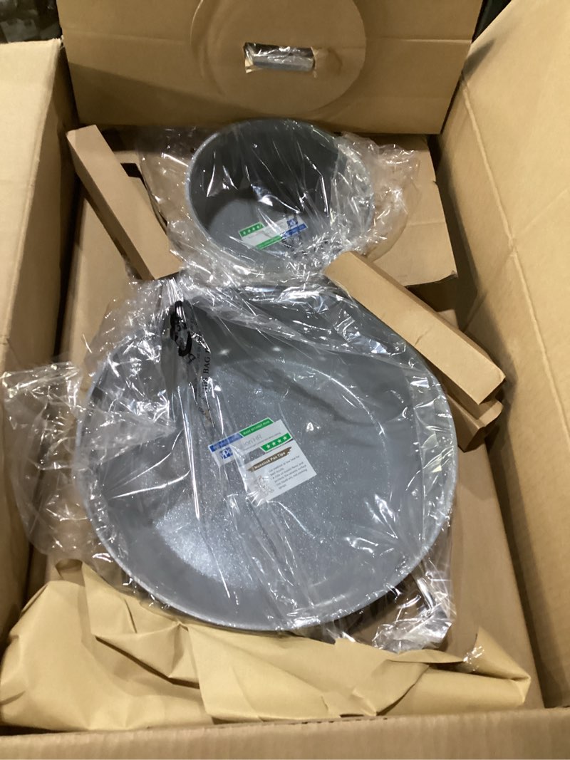 Condition photo showing New/Like New for PekGema 16 Pcs Ceramic Cookware Sets, Pots and Pans Set Nonstick, Non Toxic Healthy Non stick Kitchen Cooking Set, Induction Cookware with Frying Pan Set, PFAS PTFE PFOA FREE, Beige