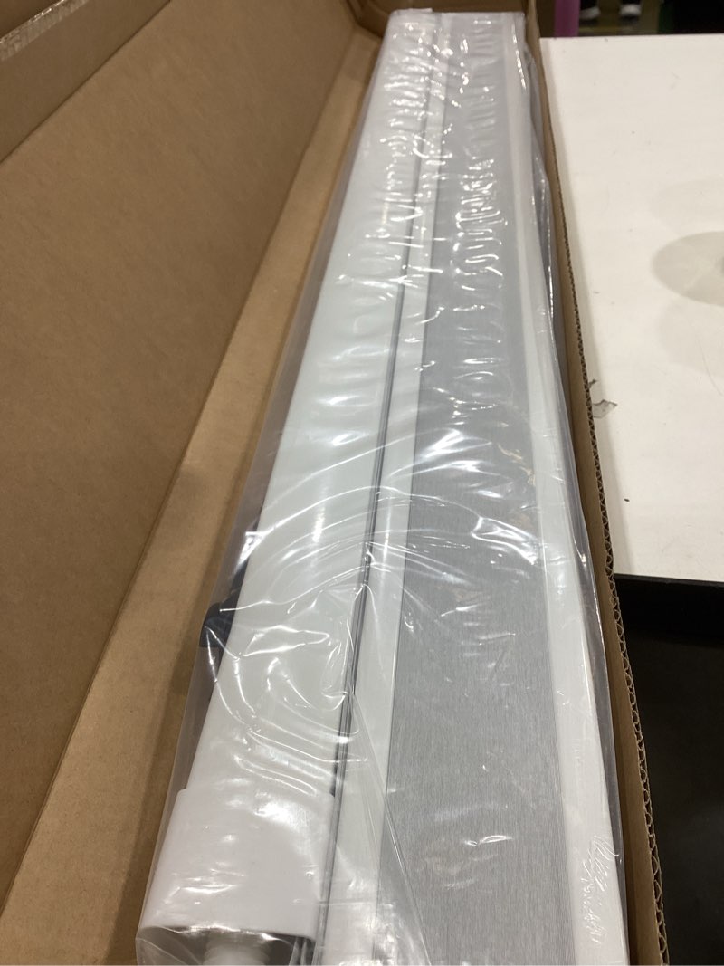 Condition photo showing Good Condition for lazblinds no tools no drill cordless cellular shades, top down bottom up (tdbu) honeycomb shades for home, blackout light blocking thermal insulation blinds for windows, 36" w x 72" h, white blackout - white 36" w x 72" h