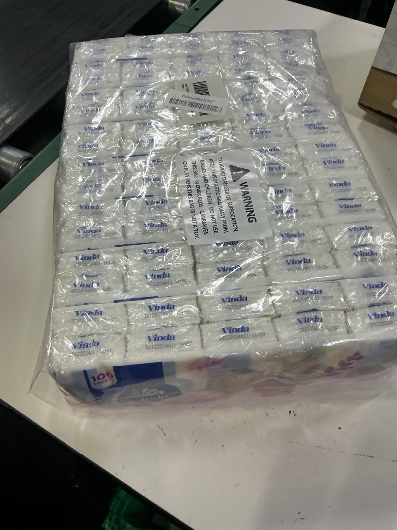 Condition photo showing New/Like New for 3-ply pocket tissues, travel-sized tissue, everyday carry (80 packs of 10 tissues) 10 count (pack of 80)