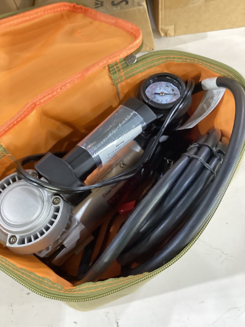 Condition photo showing Good Condition for viair 88p - 00088 portable compressor kit with alligator clamps, tire inflator, tire air pump, 12v, 120 psi, for up to 33 inch tires original 88p