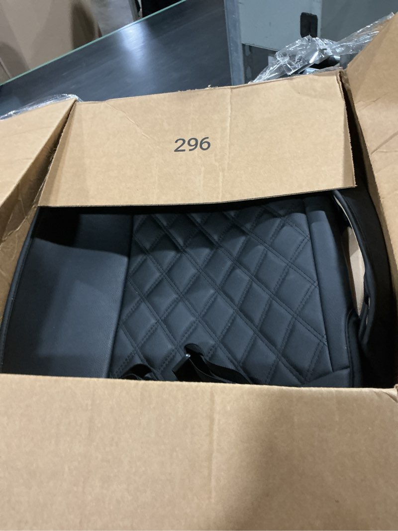 Condition photo showing As Is for seat covers chevy chevrolet silverado gmc sierra 2007-2026 1500 2500hd | aierxuan 3500hd truck pickup waterproof leather protectors custom fit trail boss z71 crew double extended cab full set black full set/black