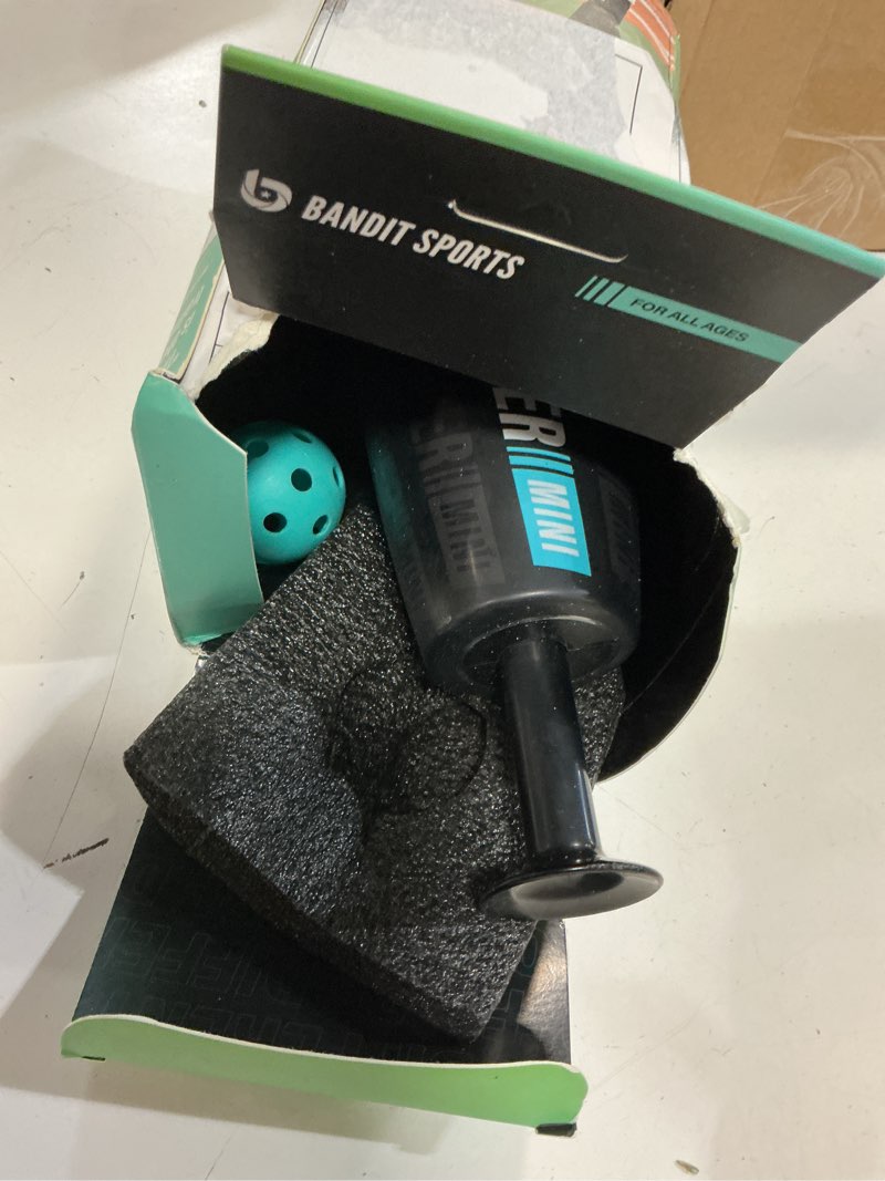 Condition photo showing Good Condition for bandit sports baseball training tee popper mini, batting tee for perfect swings, baseball training for hitting without a pitcher (1 mini popper ball included)