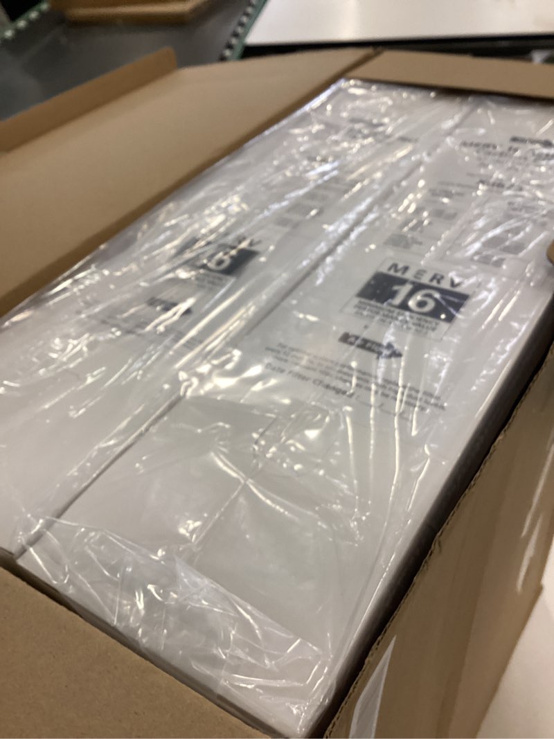 Condition photo showing New/Like New for X6675 20x25x5 MERV 16 Filter Compatible with Lennox X6675 and Lennox HCC20-28 Healthy Climate Furnace Filter for HVAC System, Part Number HCF20-16, (Actual Size: 19.8 x 24.8 x 4.3 In), 2 Pack