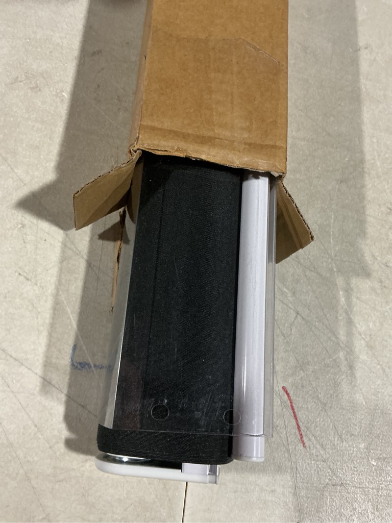 Condition photo showing Good Condition for AOSKY Cordless Roller Shades Blackout Blinds for Windows Room Darkening Rolled Up Shades with Spring System, UV Protection Window Shades Door Blinds for Home and Office (23" W x 72" H, Black) 23"W x 72"H Black