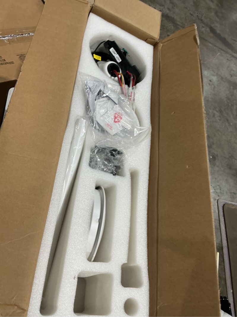 Condition photo showing Good Condition for white 60 inch ceiling fan with light and remote, modern outdoor ceiling fans with lights for indoor living room patios porch bedroom 3 blade propeller high cfm wet rated wooden fan