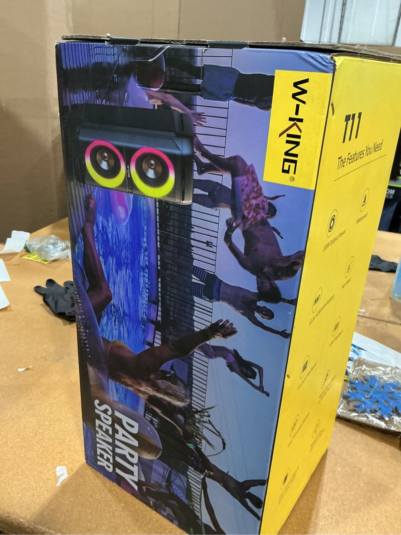 Condition photo showing New/Like New for w-king t11 100w power bluetooth speaker, portable waterproof party