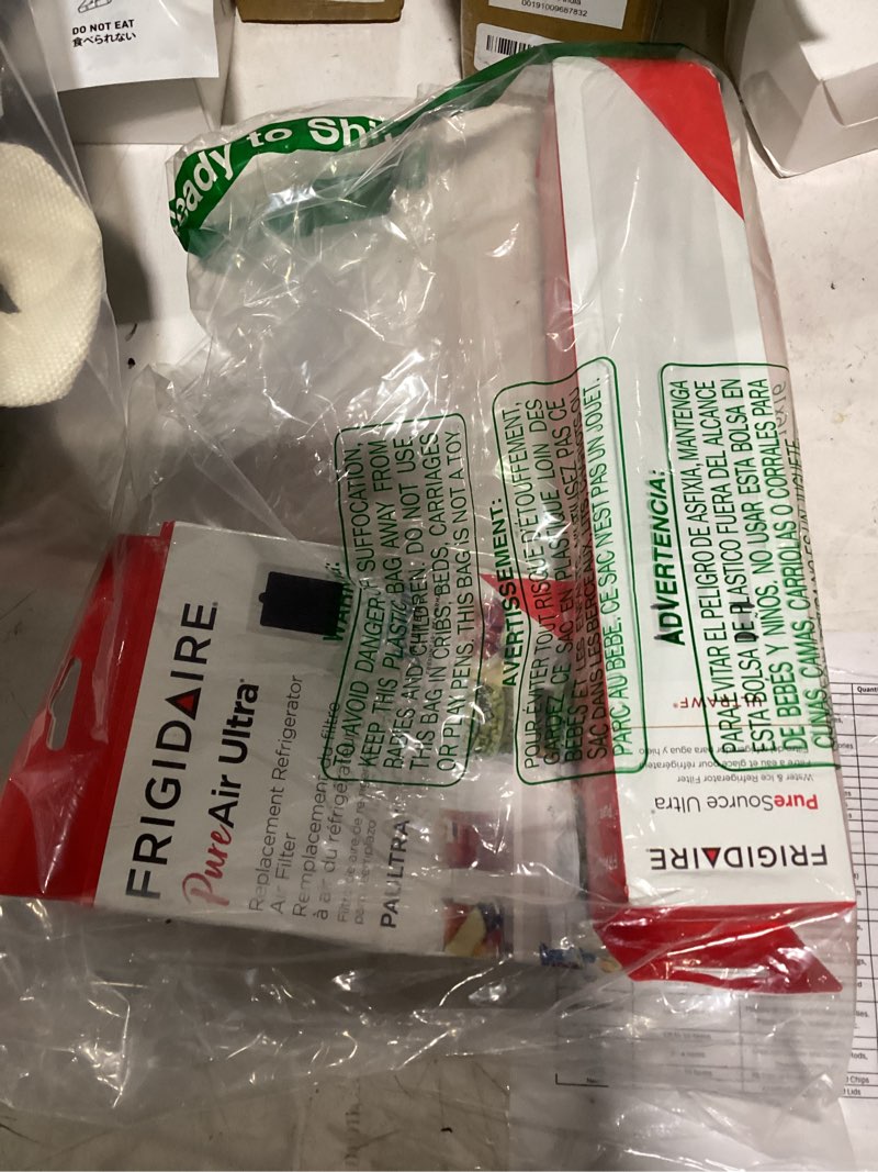 Condition photo showing New/Like New for frigidaire water and air filter combo pack (ultrawf & paultra) 2 piece set water + air filter