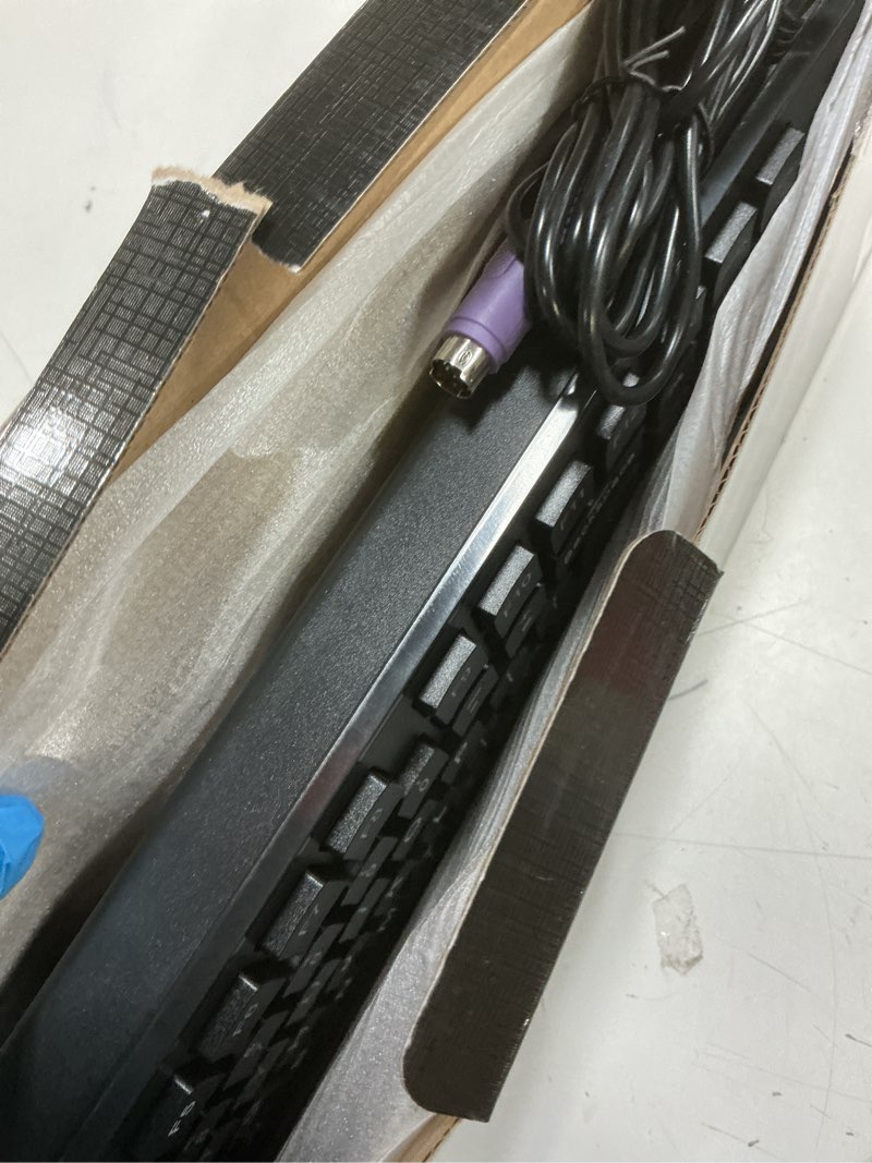 Condition photo showing Good Condition for Perixx PERIBOARD-117P Wired PS2 Full Size Keyboard - Big Print Letters - Black - US English