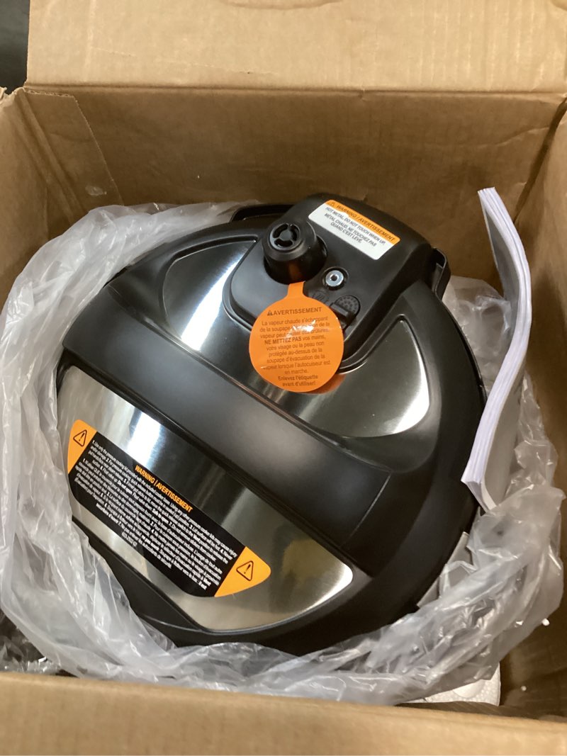 Condition photo showing Good Condition for Instant Pot Duo Plus 9-in-1 Multicooker, Pressure Cooker, Slow Cook, Rice Maker, Steamer, Sauté, Yogurt, Warmer & Sterilizer, Includes App With Over 800 Recipes, Stainless Steel, 6 Quarts