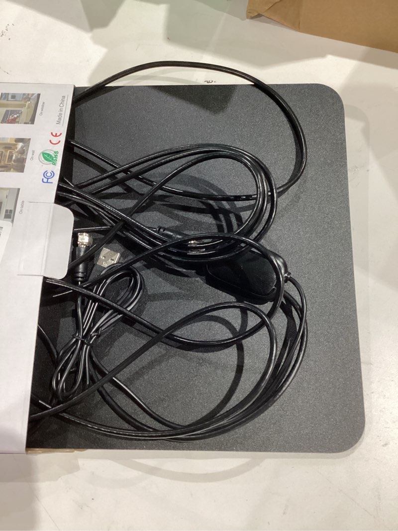 Condition photo showing Good Condition for TV Antenna Indoor Long Range 900 Miles, Supports 4K 1080p Smart TV Signal Reception with Signal Amplifier 16ft HDTV Coax Cable