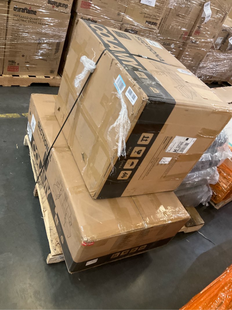 Condition photo showing As Is for Colamy sofa sectional