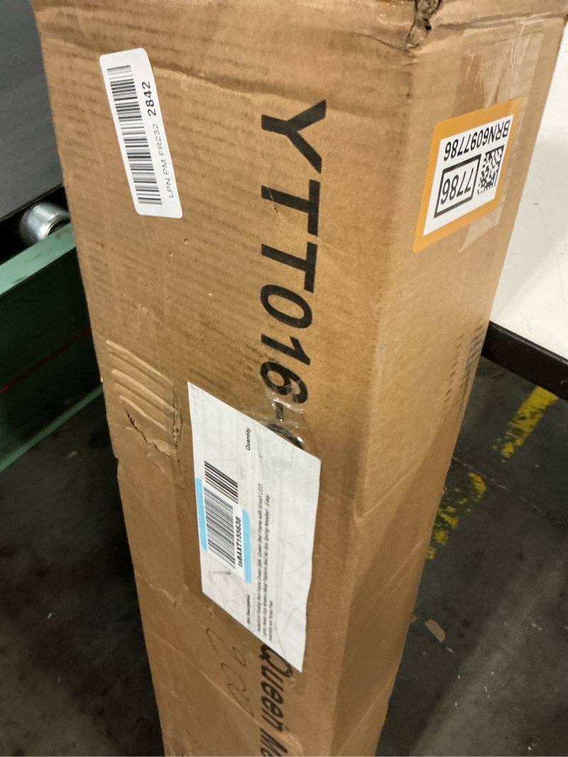 Condition photo showing New/Like New for Floating Bed Frame Queen Size, Queen Bed Frame with Smart LED Lights, Heavy Duty Modern Metal Platform Bed No Box Spring Needed - Easy Assembly and Noise Free Queen (U.S. Standard) Modern