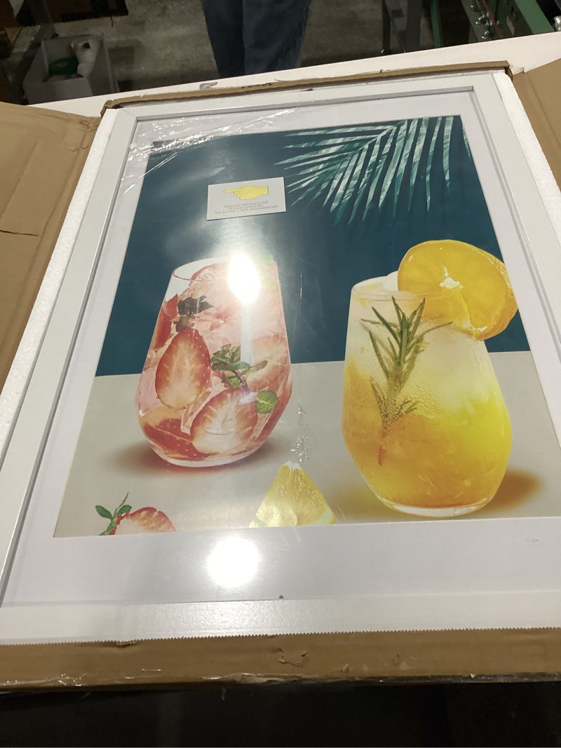 Condition photo showing New/Like New for THREELOVE 16x24 Frame White, Display Picture 14x20 with mat or 16x24 Without mat, Photo Poster Picture Frame Wall Mounting Home Decor, 1-PCS 16x24 White-1pcs