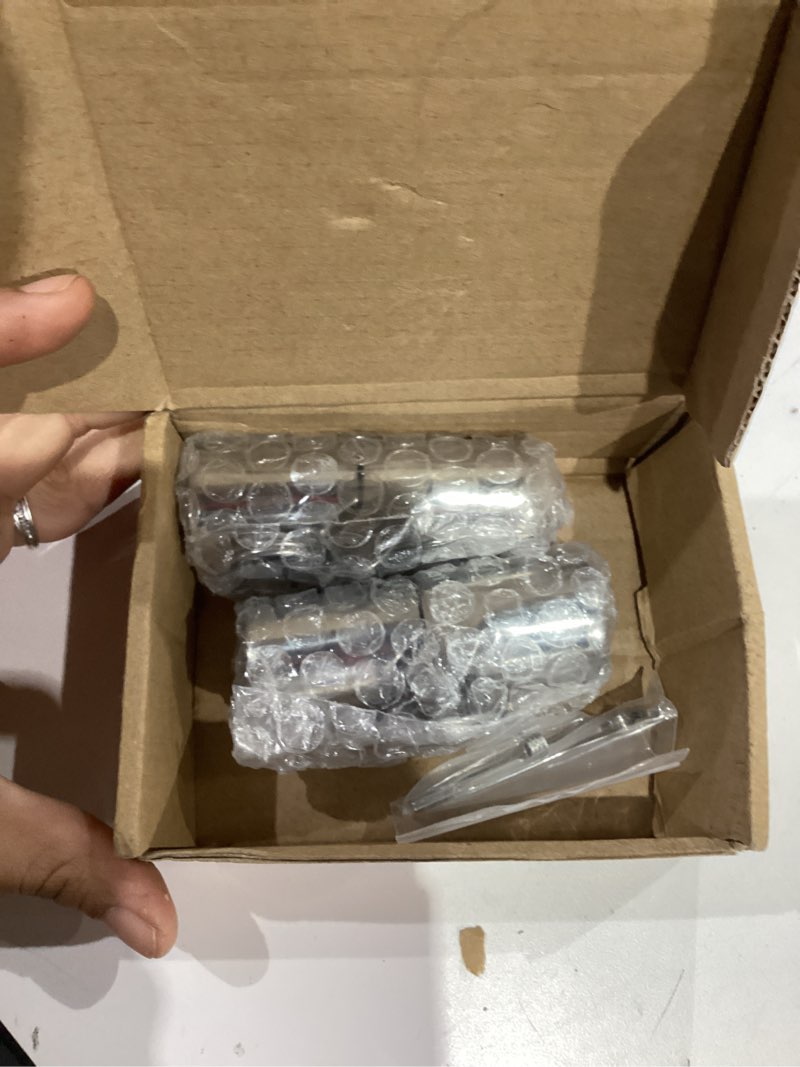 Condition photo showing Good Condition for 2 Pack Boat Pipe Connector, 316SS Marine Grade Handrail Fitting Folding Swivel Coupling Tube Joint Connector Stainless Steel Boat Hardware 7/8 inch