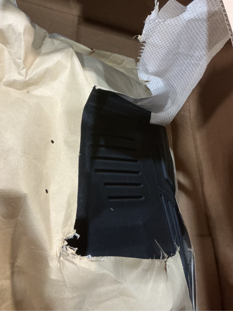 Condition photo showing As Is for Mixsuper Front Floor Mats Compatible with 2012-2016 Ford F-250/F-350/F-450/F-550, Super Duty with Raised Drivers Side Pedal, All Weather Floor Liners 1st Row Set Black For | Ford F-250/350/450/550 2012-2016 | 1st Row