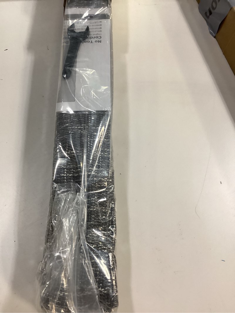 Condition photo showing Good Condition for No Tools No Drill Cordless Roman Shades for Indoor Windows 100% Blackout, for Window Size 35" W × 64" H Charcoal
