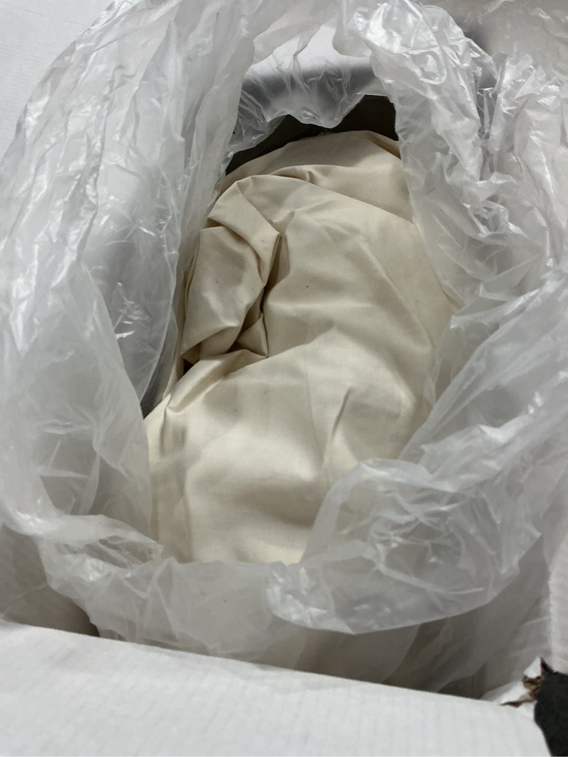 Condition photo showing Good Condition for uslixury organic buckwheat pillow for sleeping with extra organic pillowcase and hulls, 20"x26" buckwheat hull pillow, adjustable height and firmness, firm neck support for side sleepers, cool, white white 20"x26"