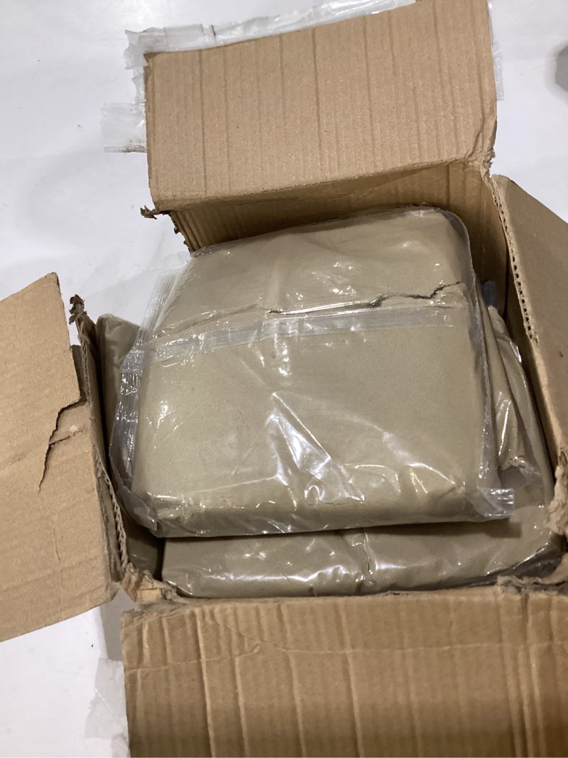 Condition photo showing As Is for furwey 13.3lbs play sand, natural brown sensory sand,suitable for children to shaping, squeezing and sculpting?without molds?