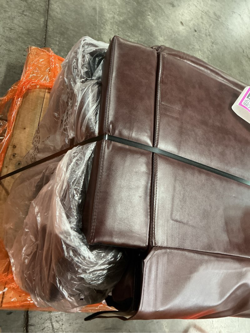 Condition photo showing Good Condition for Similar Lexicon Recliner Chair, Reclining Sofa Chair, Home Theater Seating, Wall Hugger, Recliner for Living Room/Office/Apartment, Easy Assembly, Brown Faux Leather Wall Hugger Recliner Brown