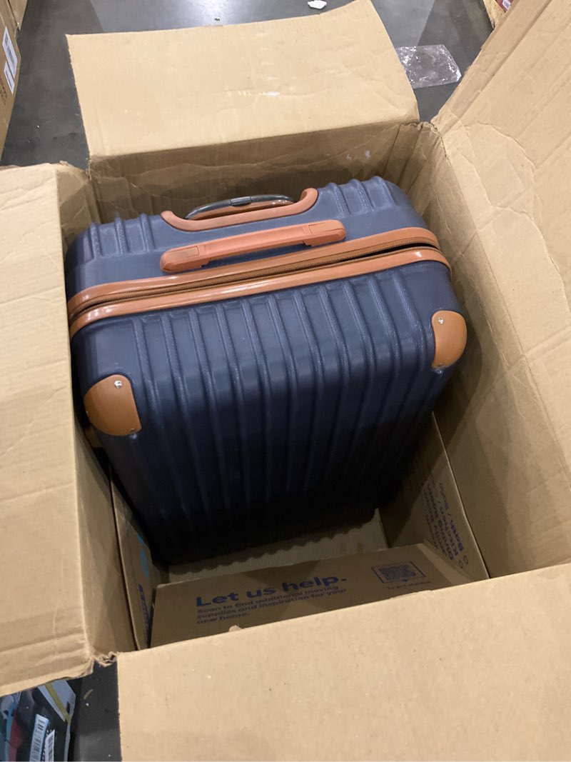Condition photo showing As Is for Luggage Sets 5 Piece Suitcases with Wheels, Suitcase Set ABS Hard Case Luggage with TSA Lock Spinner Wheels Durable Travel Luggage PorscheBlue