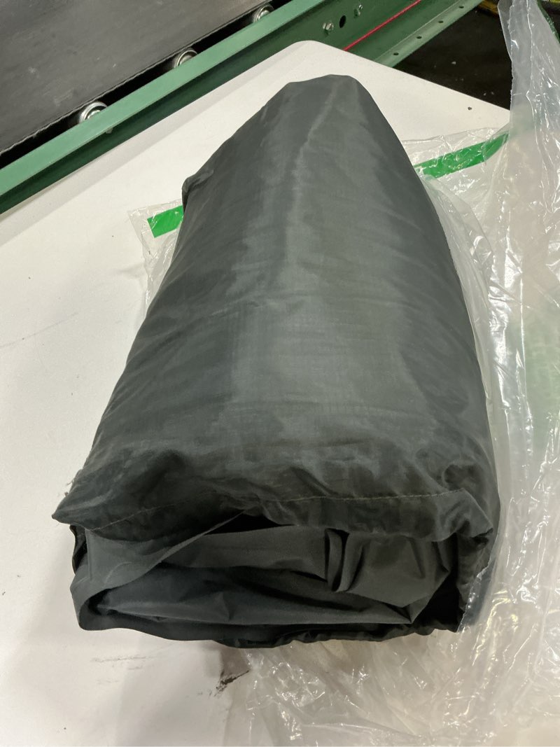 Condition photo showing Good Condition for double sleeping pad camping, self inflating 6'' extra-thick 2 person pillow built-in foot pump waterproof inflatable sleeping mat backpacking, tent, hiking, portable camping pad (grey) light black