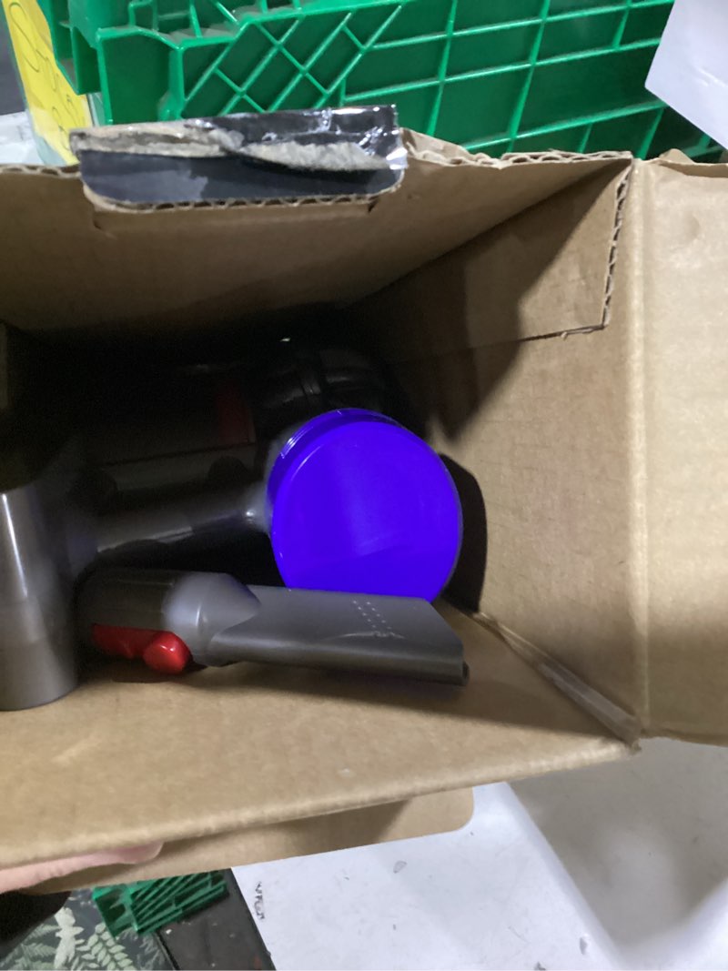 Condition photo showing Good Condition for casdon dyson cordless vacuum interactive & officially licensed toy dyson vacuum for children aged 3+ realistic role-play fun, purple and orange