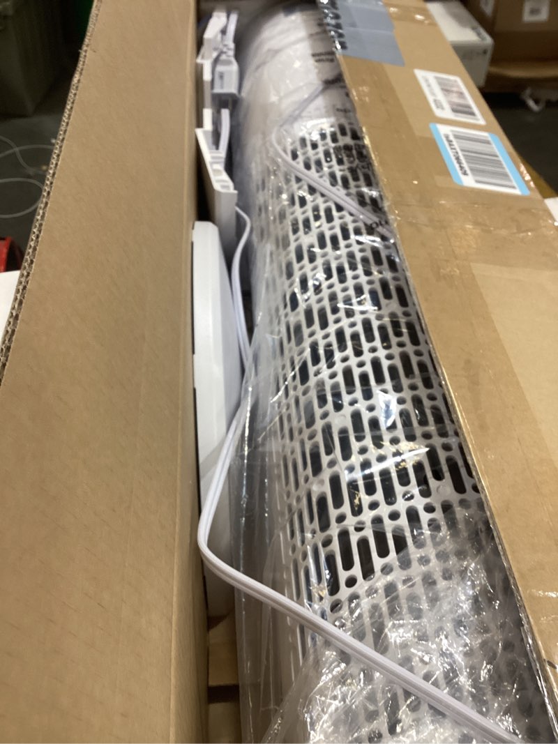 Condition photo showing Good Condition for levoit tower fan for bedroom, 90° oscillating standing fan with 28db quiet for sleep, 25ft/s velocity, 12h timer, 5 speeds 4 modes, remoter, bladeless room fan for home, office, indoor, 36 inch, white white 36 inches