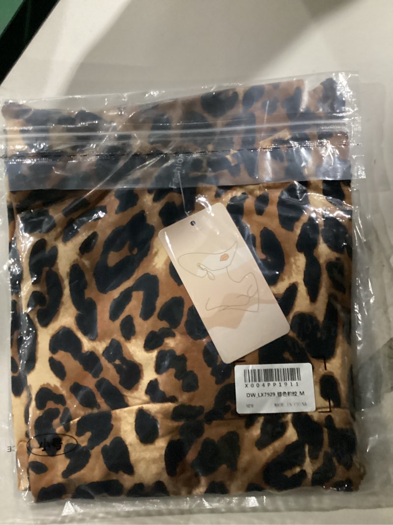 Condition photo showing New/Like New for dowerme women's sexy leopard print mini dresses spring boat neck bell long sleeve knit short club dress y2k clothes 2026