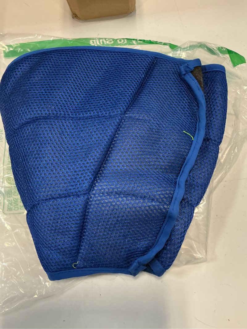 Condition photo showing As Is for dog cone for medium dogs after surgery, soft dog cone collar for dogs to stop licking, adjustable comfy e-collar alternative lightweight post-surgery recovery elizabethan collar for pet neck girth:16.54\"-21.65\") blue