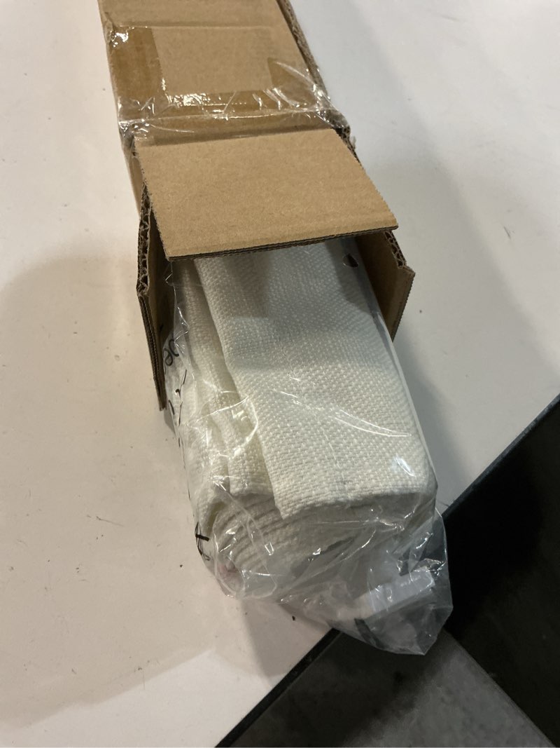 Condition photo showing Good Condition for lazblinds no drill roman shades for windows, cordless light filtering window shades with uv protection, polyester fabric for bedroom & living room, 36" w x 64" h, off white light filtering - off white 36"w x 64"h