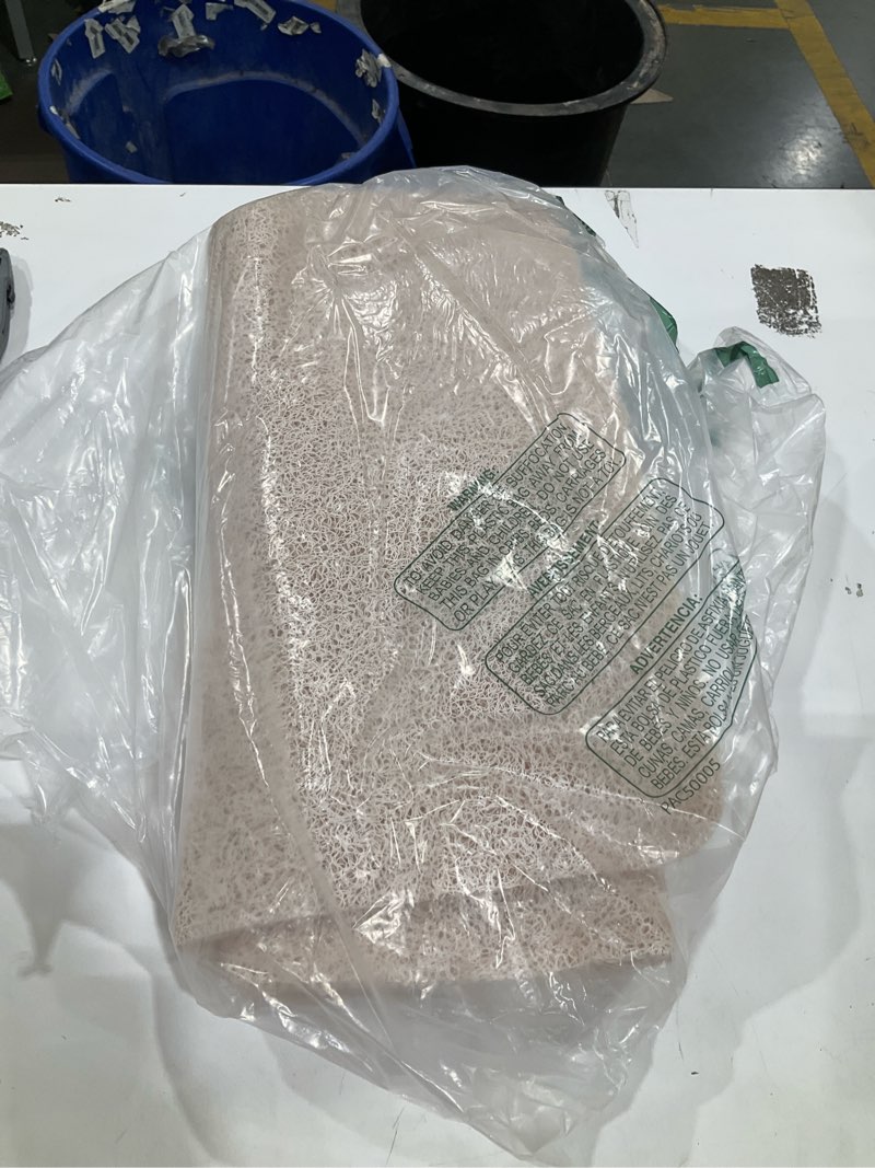 Condition photo showing Good Condition for hargiis non-slip bathtub mat, anti slip shower mat, fast drying bathtub mats, foot scrubber mat, anti slip mat for tub, floor, bathroom, kitchen, home, hotel (beige 59"×17.3") beige 59" x 17.3" (rectangular)