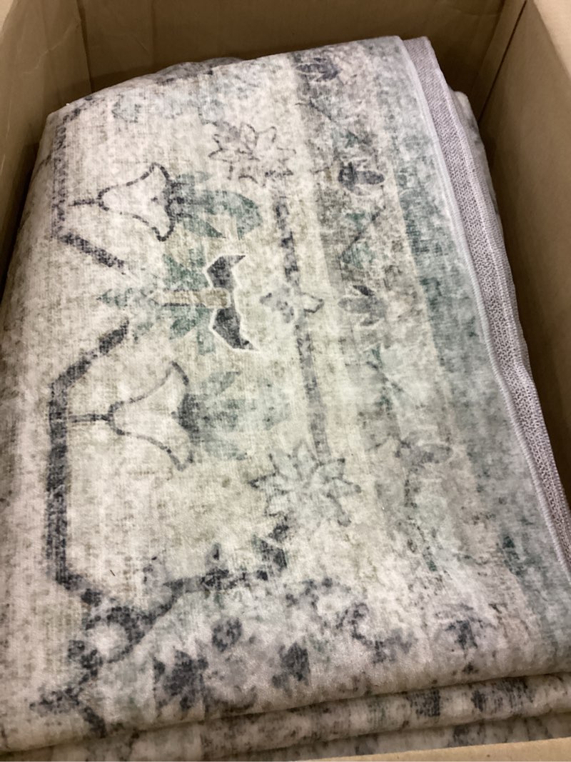 LIVEBOX Washable Area Rug 9x12 Rugs for Living Room Bedroom, Non-Slip Boho Indoor Carpet for Dining 