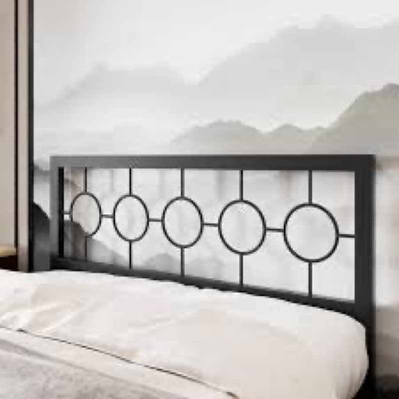 avren oriental vintage style metal platform bed incomplete 