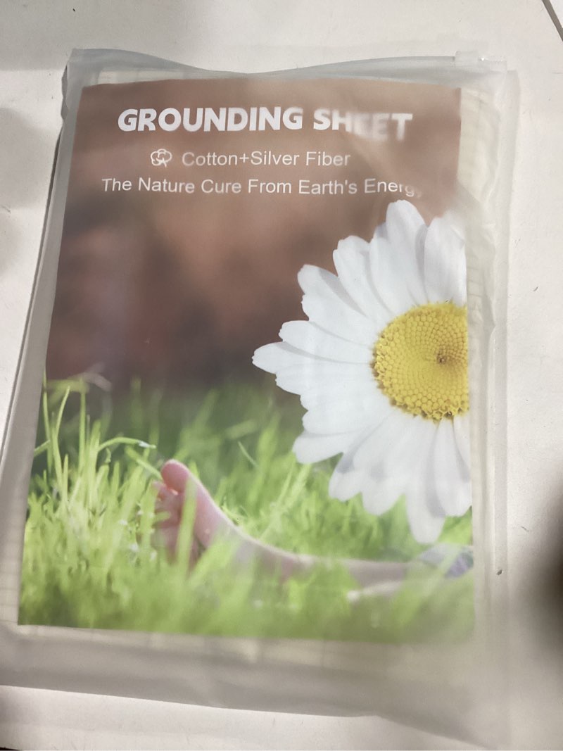 Grounding Sheet, Grounding Sheet with Silver Fiber & Organic Cotton Grounding Sheet for Bed with Gro