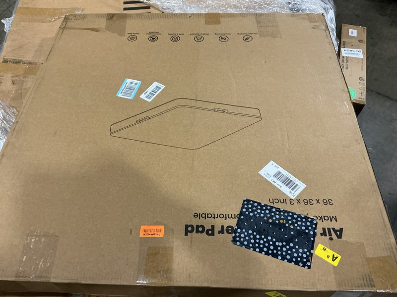 Condition photo showing Good Condition for mini split pad for condenser: ground base for air conditioner outdoor condenser units, plastic equipment pad for ductless minisplit heat pump systems havc, gray, 36'' x 36'' x 3'' 36" x 36" x 3"