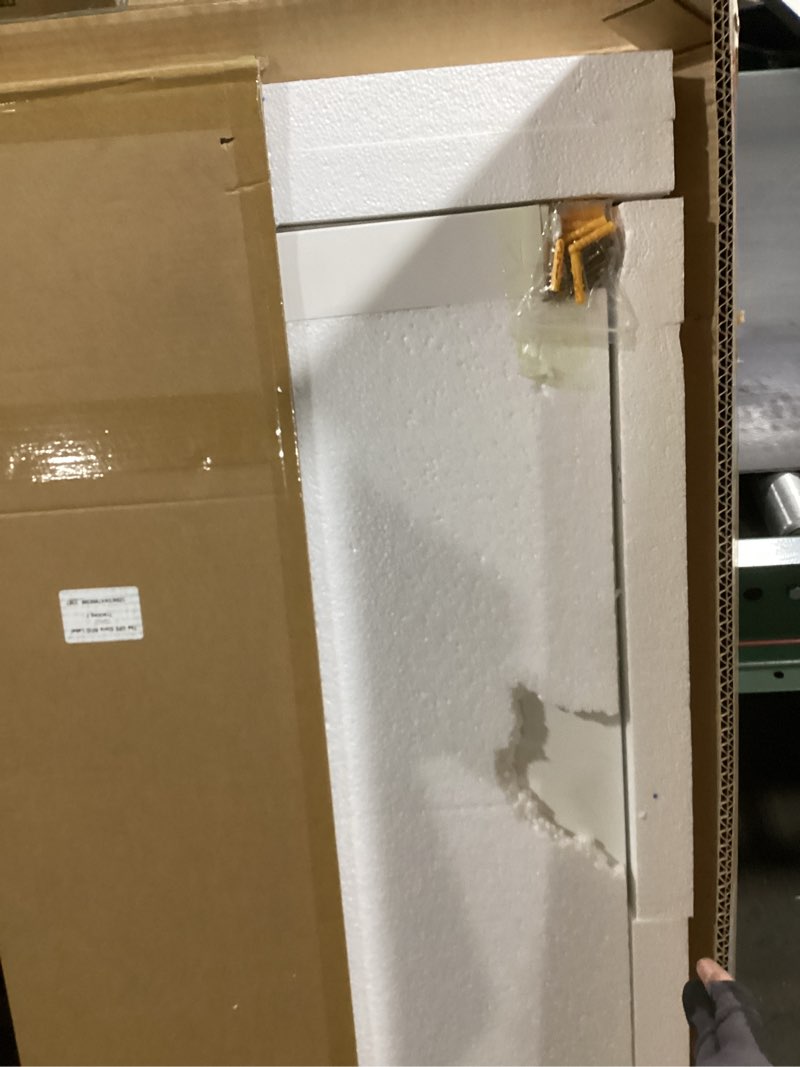 Condition photo showing Good Condition for Need Fold Wall Mounted Table Folding Workbench Length 47.2" Width 20" Perfect Addition to Garage & Shed/Home Office/Laundry Room/Home Bar/Kitchen & Dining Room White AC15-12050WW-ND