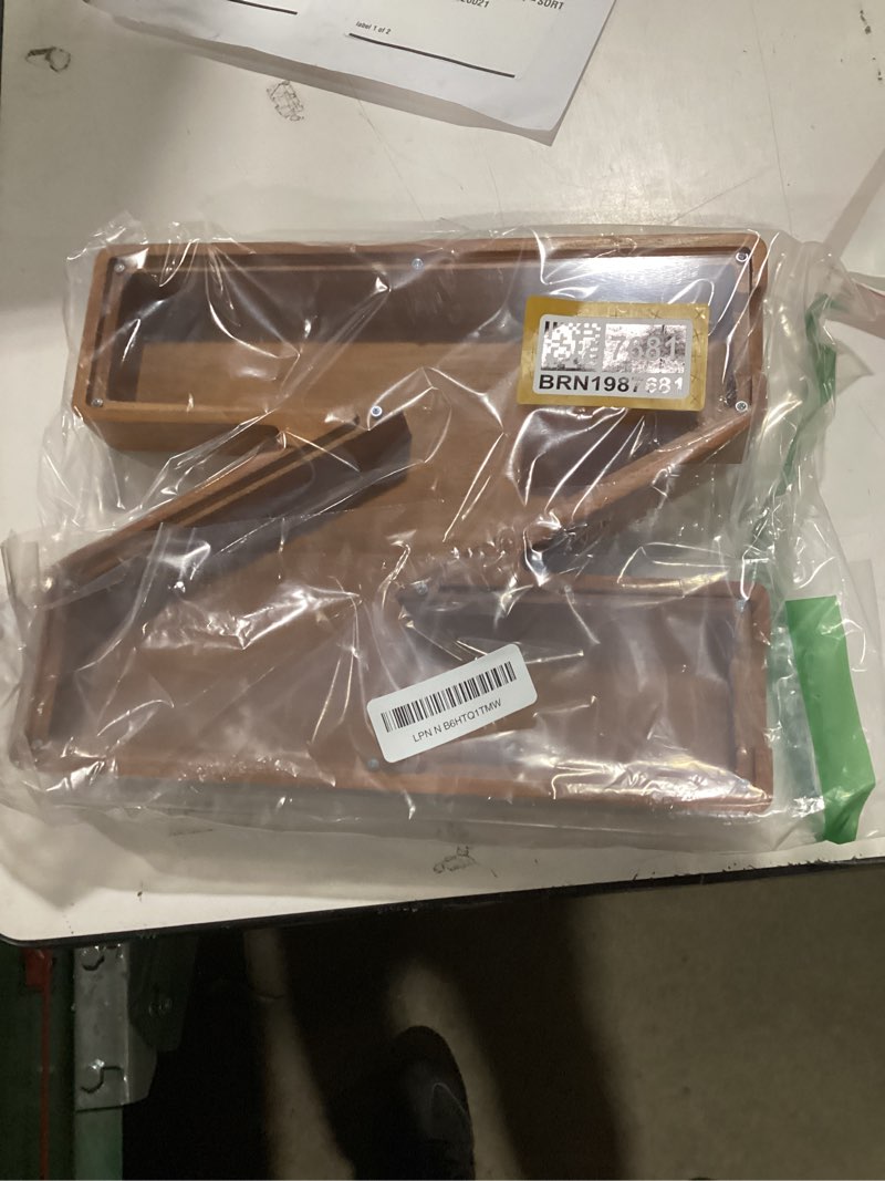 ladenk 12 Inch Extra Large Wooden Kids Letter Piggy Bank - Piggy Bank for Boys Girls - Initial N Ban