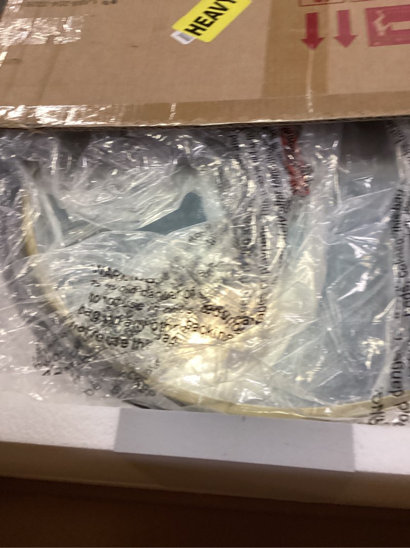 Condition photo showing item condition for TETOTE Gold Medicine Cabinet with Mirror Round Medicine Cabinets 20 x 20 for Bathroom Modern Bathroom Organizer with Shelves Adjustable Shelves Wall Mounted 20"L x 20"W Gold