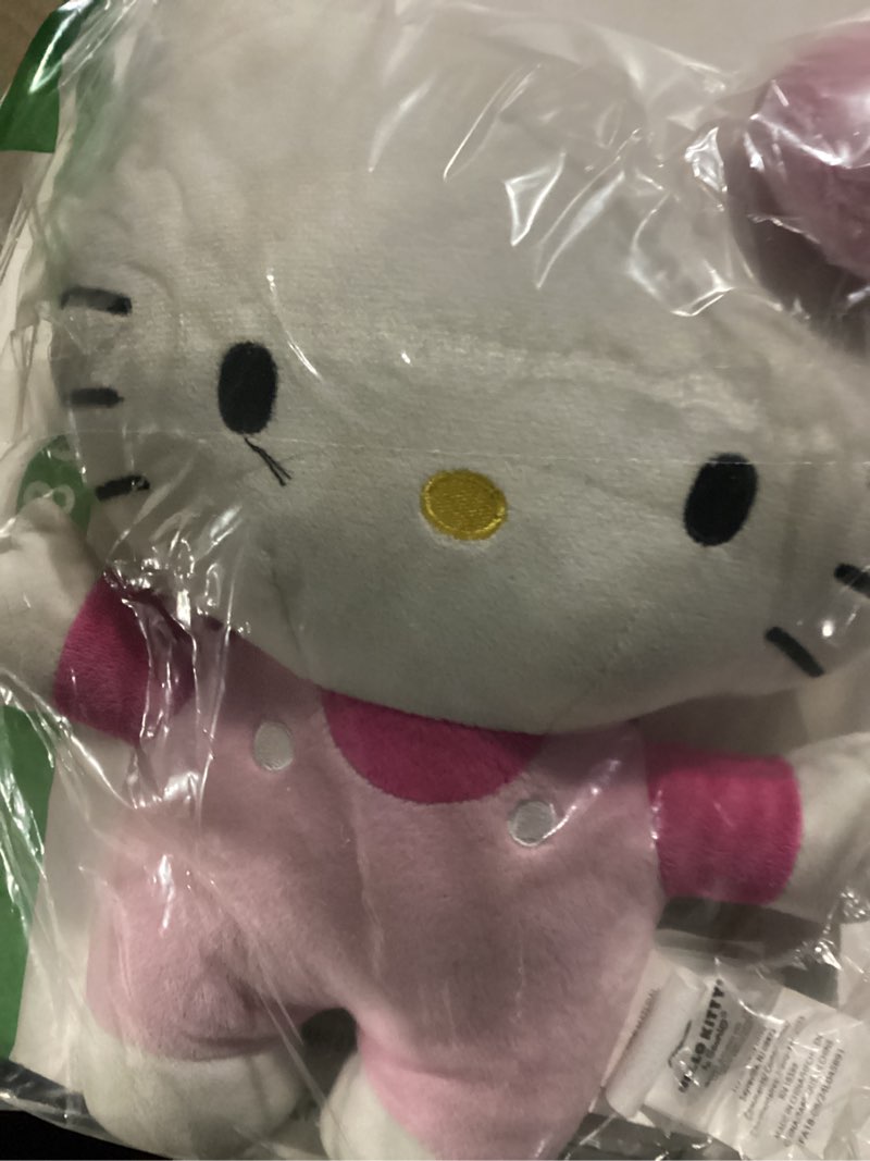 Condition photo showing Good Condition for hello kitty pink plush cuddle pillow buddy, kids bedding super soft & cozy, (officially licensed product) by franco