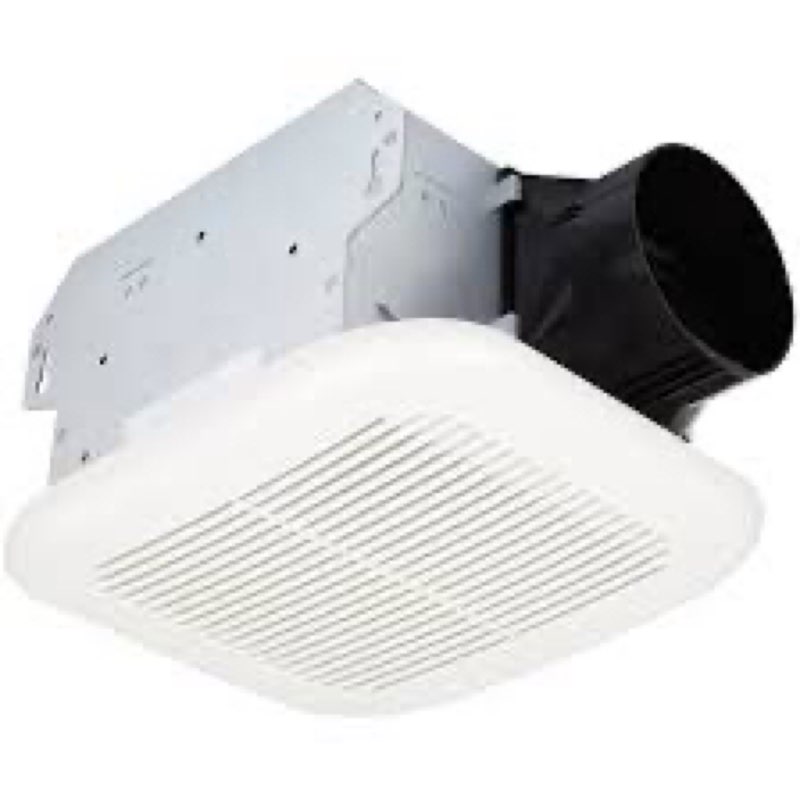 Utilitech 1.5-Sone 100-CFM White Bathroom Fan